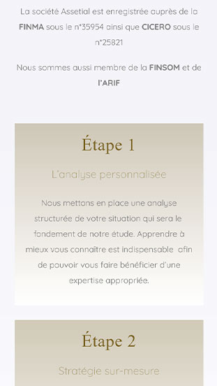 Siclem - responsive design mobile assetial.ch
